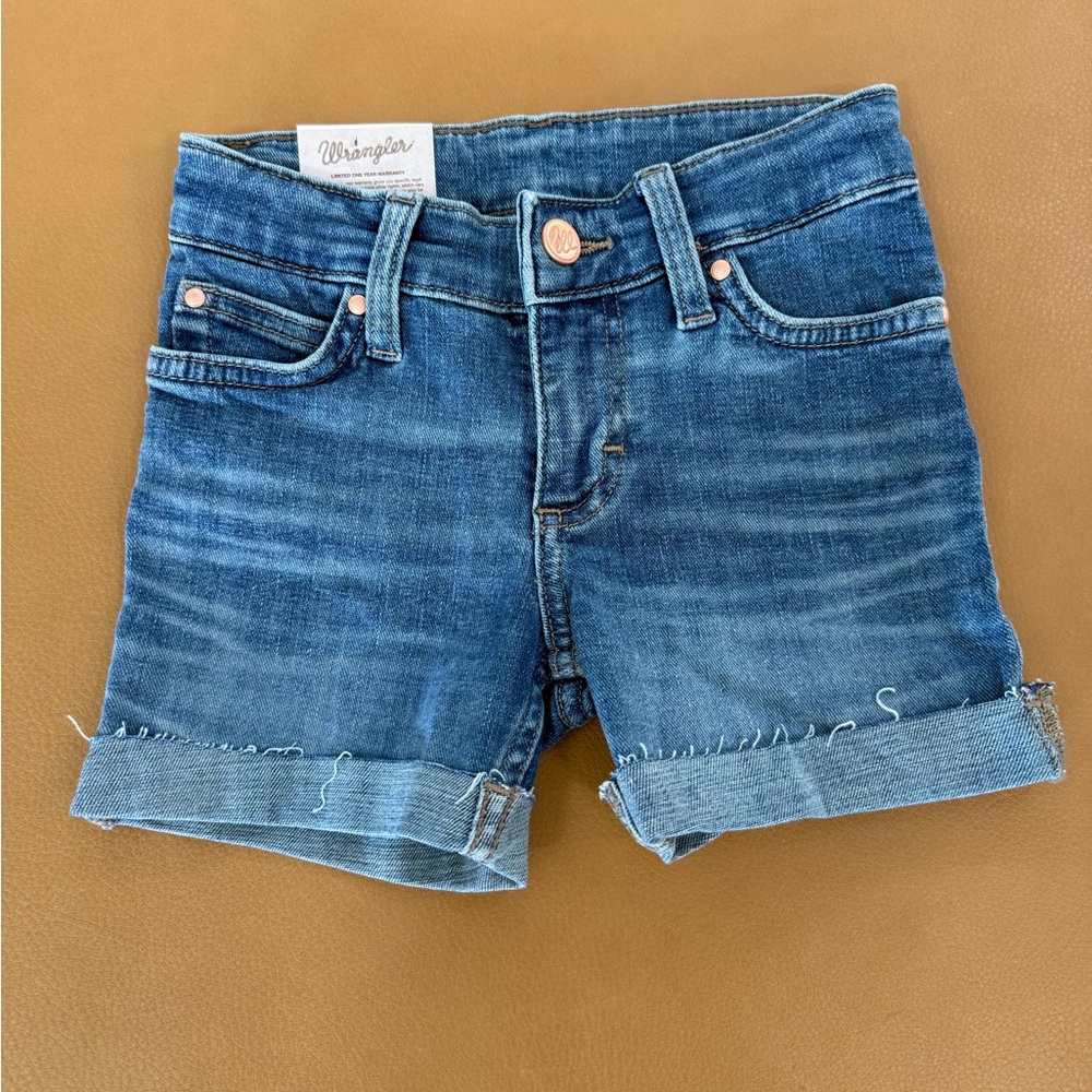 Wrangler girl's Blue Denim Shorts